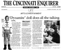 Cincinnati Enquirer's coverage of FunTalking's Napoleon Dynamite talking pen and doll